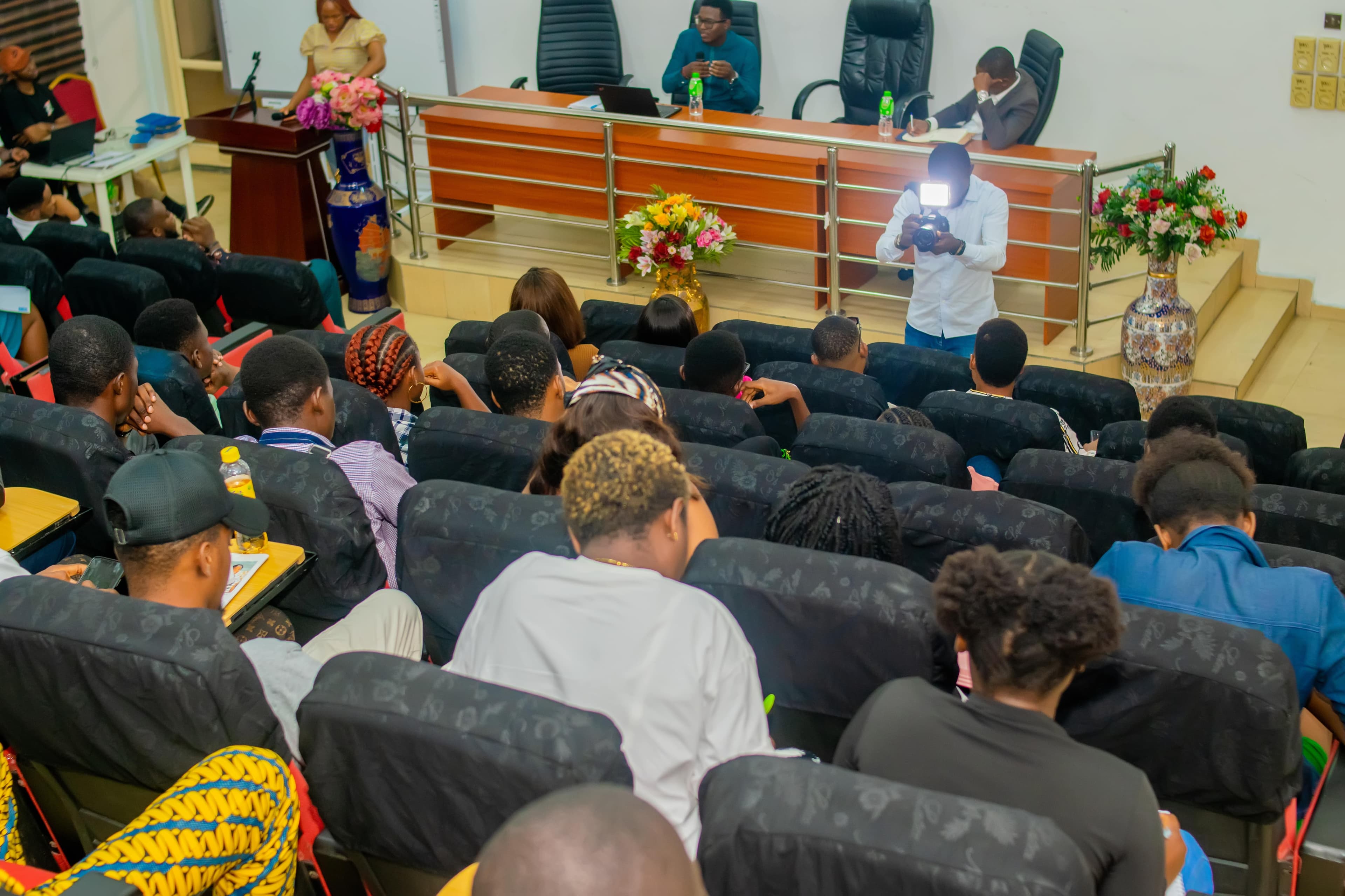 An image a conference in the AYEN group held in UNIPORT