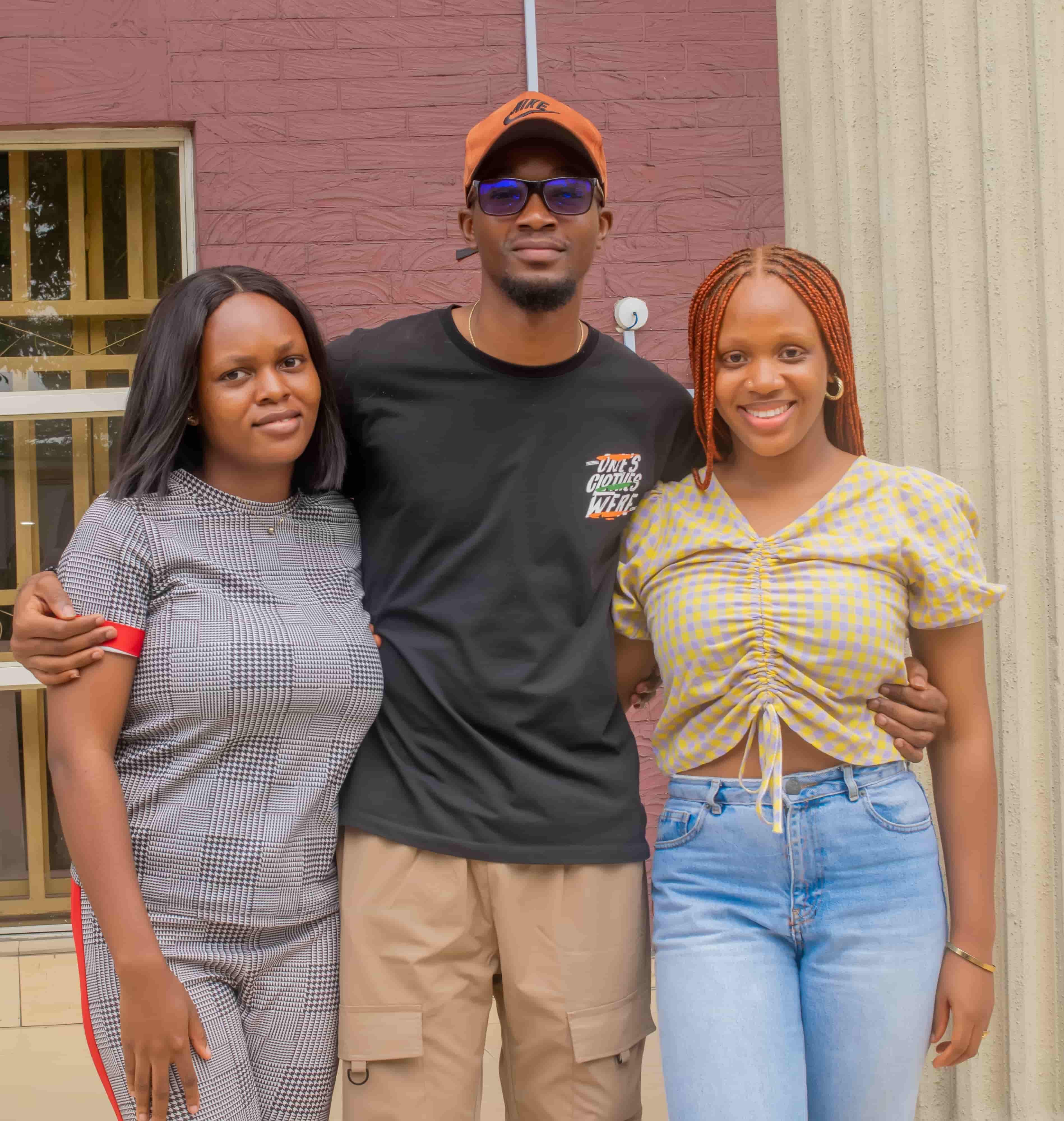 Picture taken at AYEN conference in UNIPORT. A man and two ladies